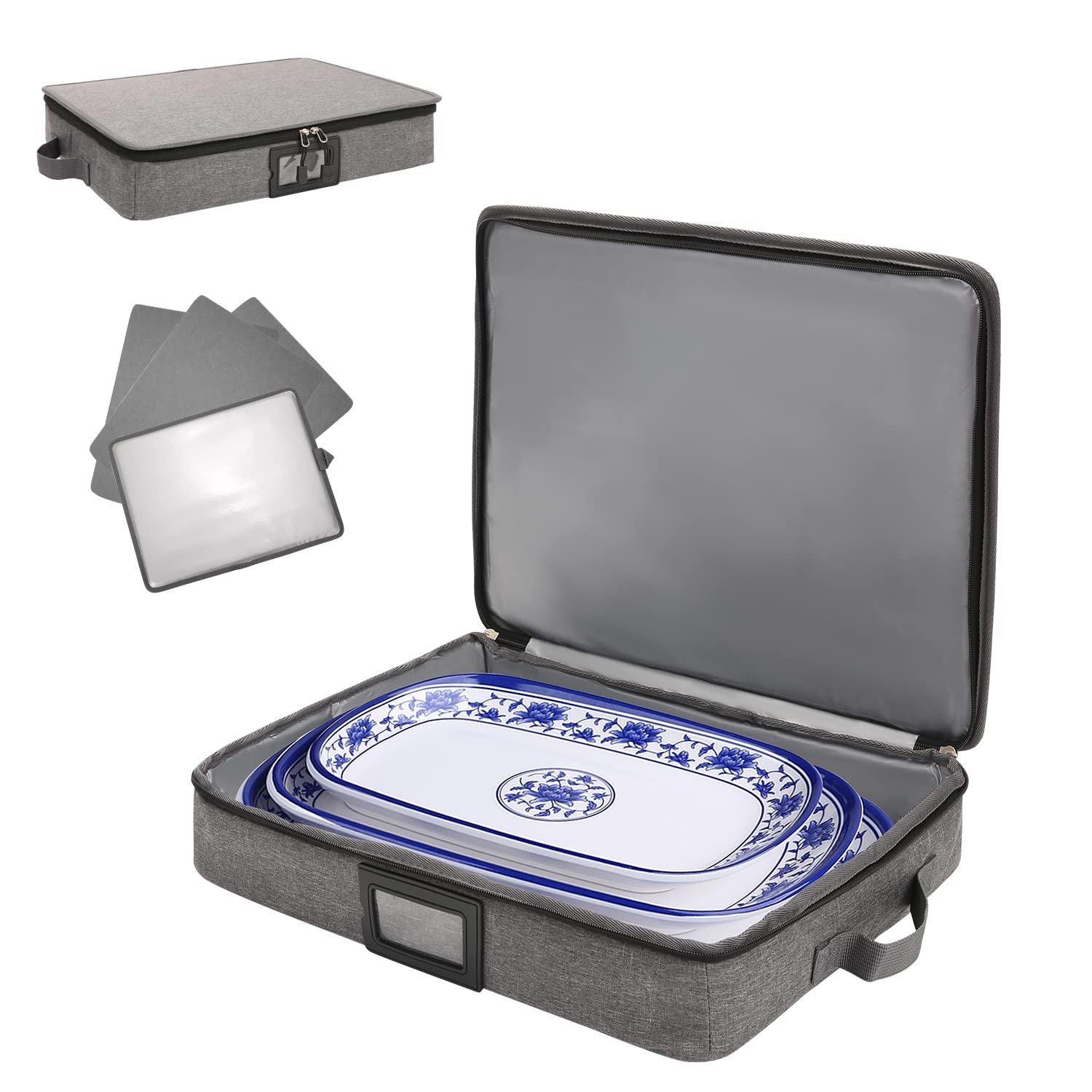 Platter Storage Case, China Storage Containers, Hard Shell and Stackable, 17'...