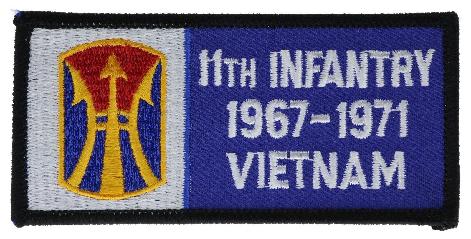 US Army 11th Infantry '67-'71 Vietnam patch H1158 F3D24G