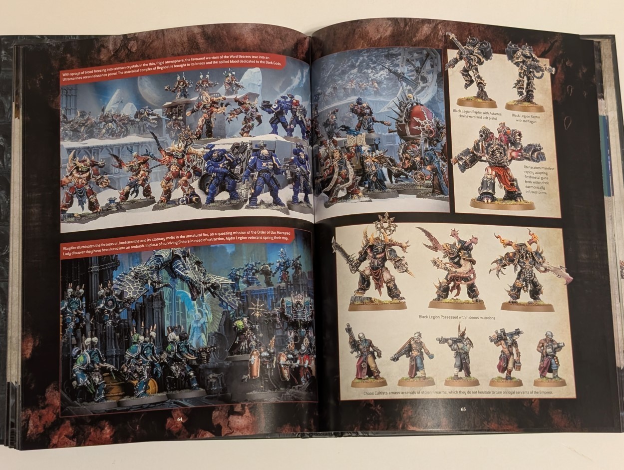 Warhammer 40k Chaos Space Marines codex; 9th edition, OOP