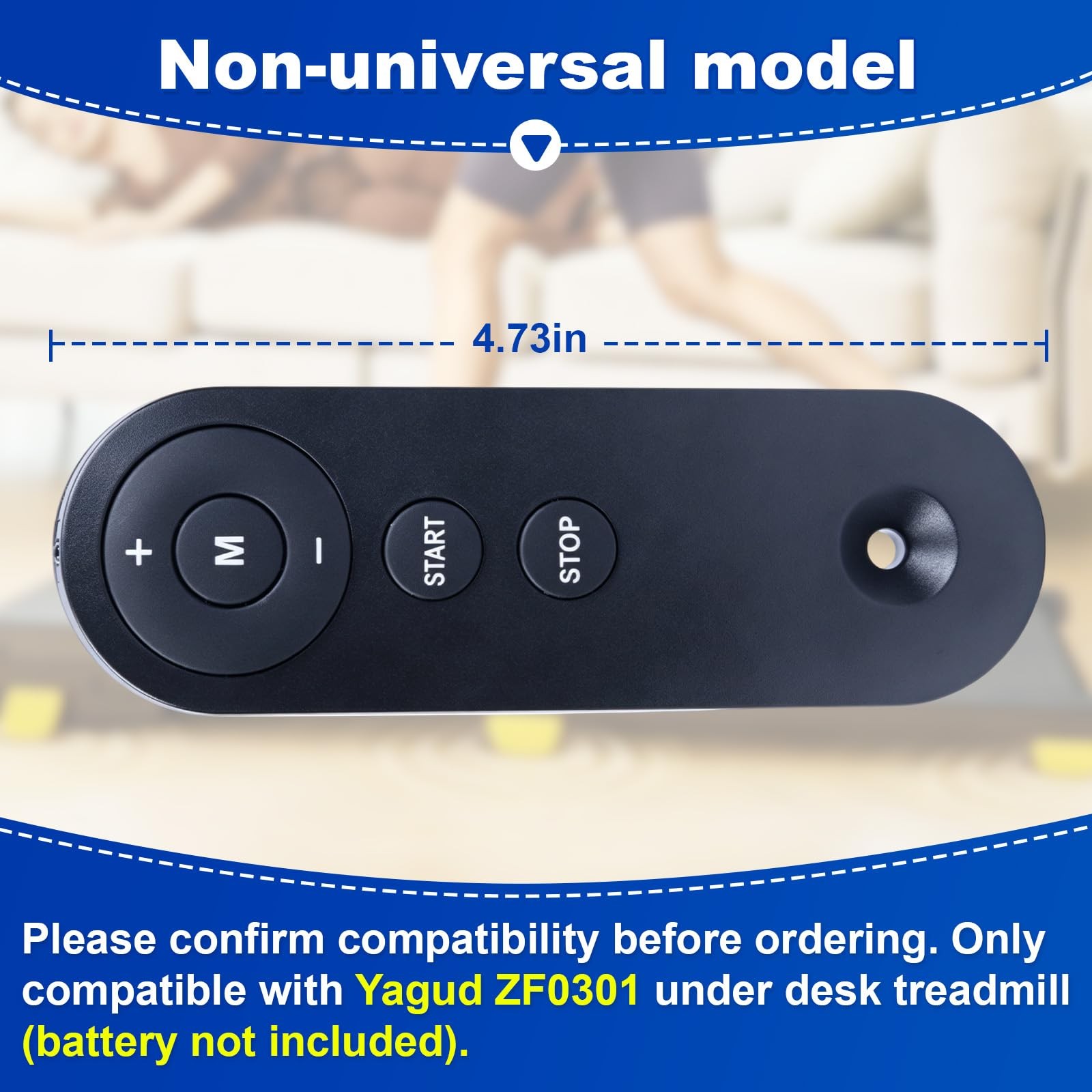 ZF0301 Replacement Walking Pad Remote Control ，Compatible with Yagud Walking ...