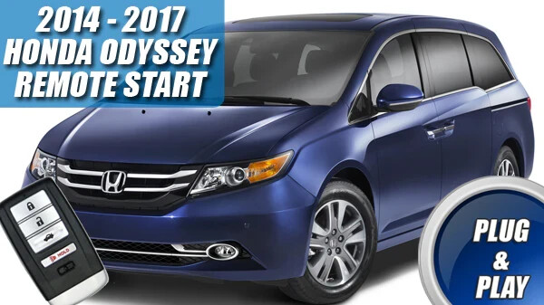 Fits: 2014 - 2017 HONDA ODYSSEY PUSH REMOTE START PLUG AND PLAY STARTER