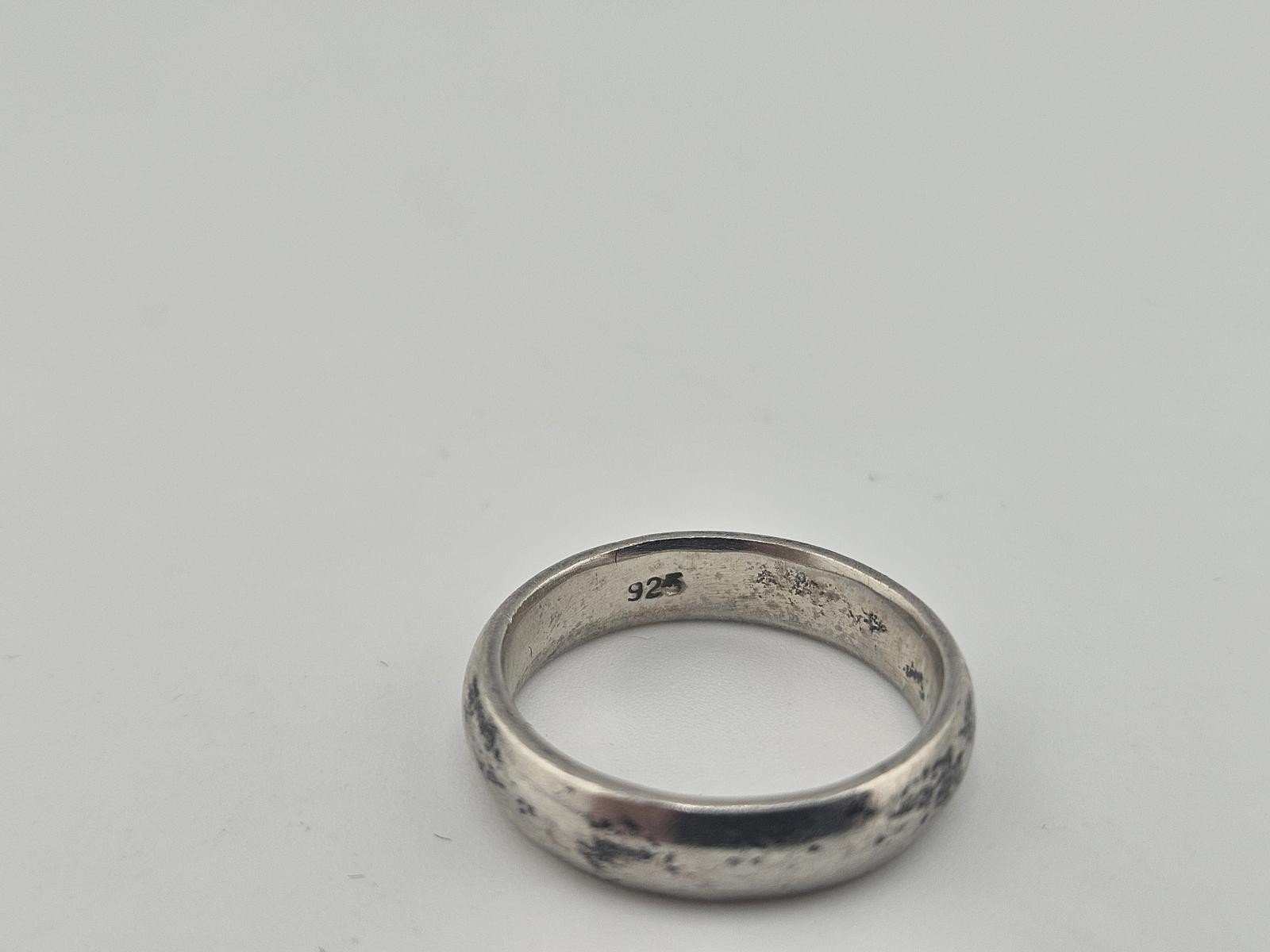 Vintage Sterling Silver Wedding Band Ring Size 8