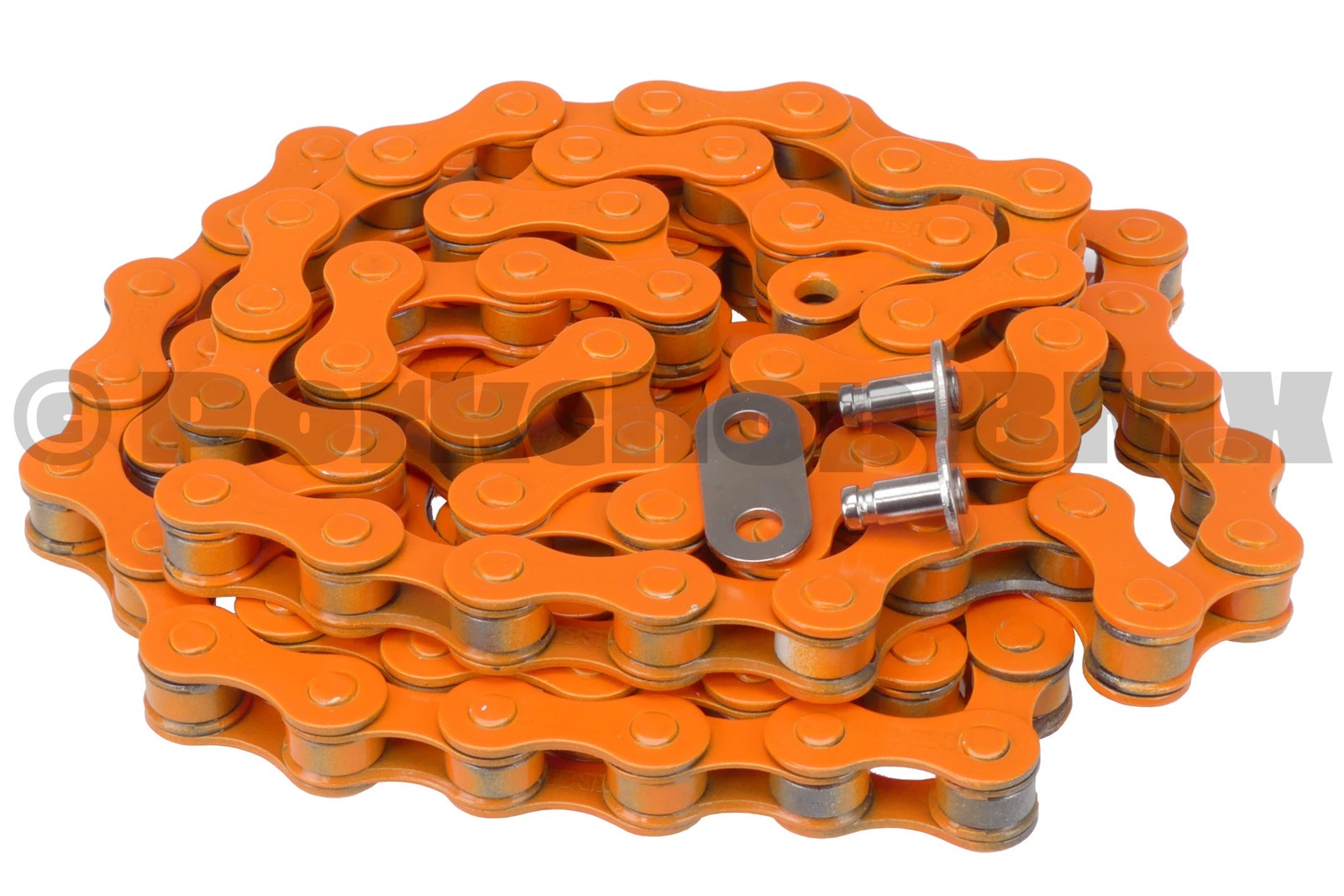 KMC BMX Bicycle Chain S1 (formerly Z410) 1/2" X 1/8" 112L - ORANGE
