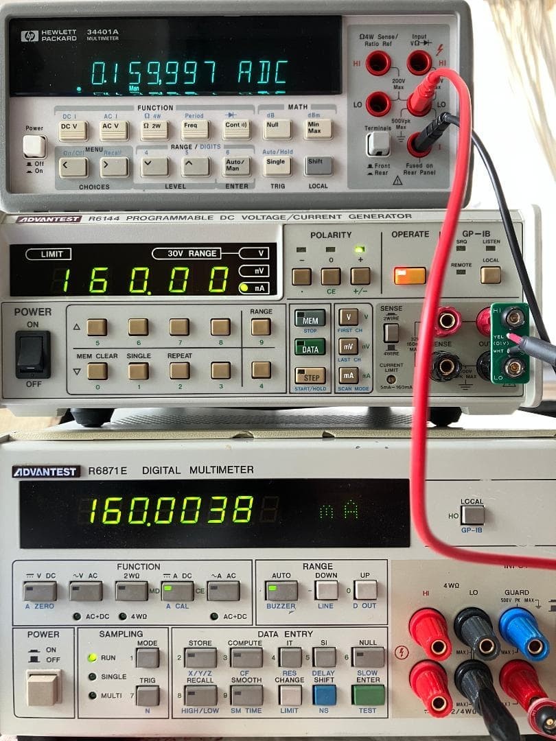ADVANTEST R6144 Programmable DC Voltage Current Generator Calibrator GPIB Japan