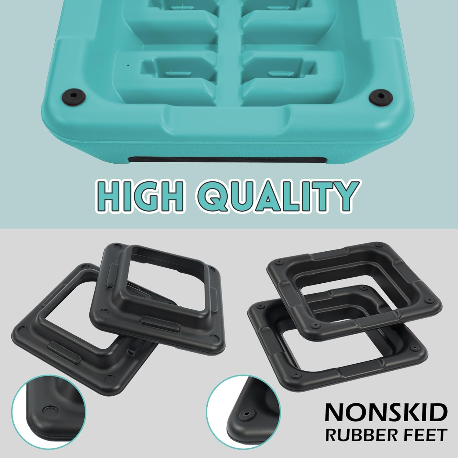 Step Aerobic Platform, Exercise Step with 5 Levels Adjustable Height, 4 Stackabl