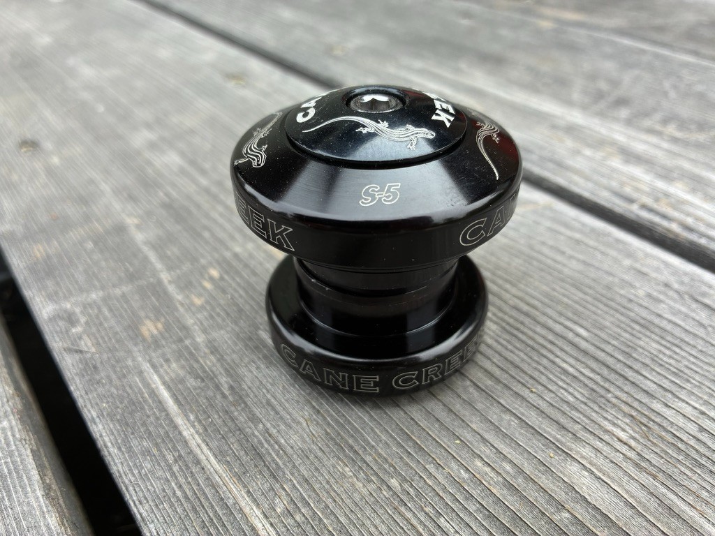 NOS Cane Creek S5 EC34 Threadless 1 1/8" Cartridge Bearing Headset | Black