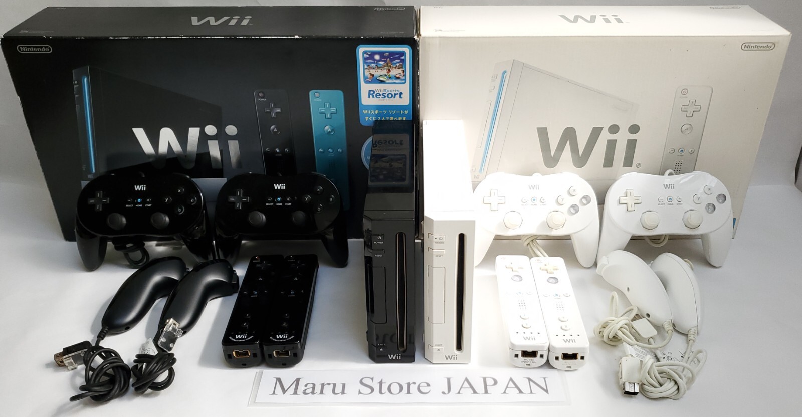 Nintendo Wii Console Region Free RVL-001 Choose Color and Accessory Mario 25th