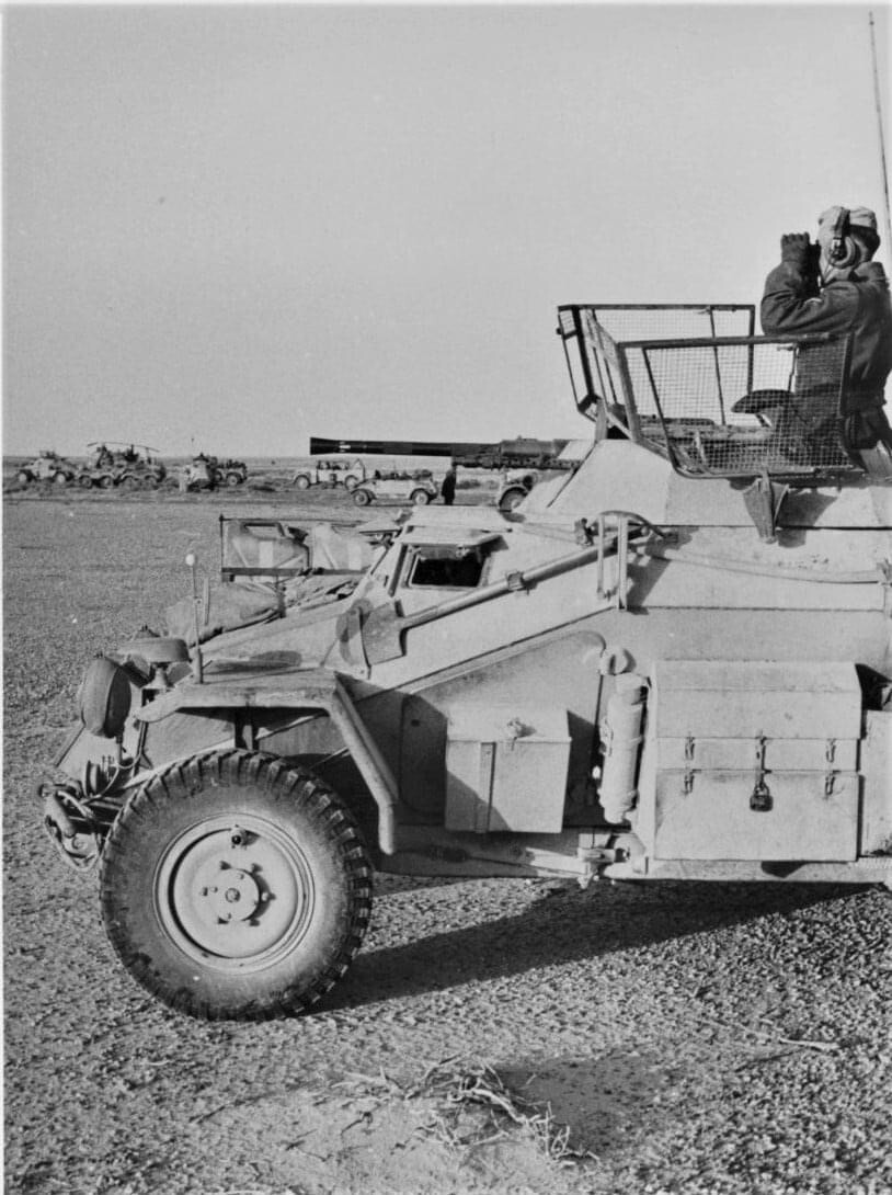 WW2 WWII Photo German Afrika Korps Sd.Kfz. 222 Armored Car World War Two / 4315