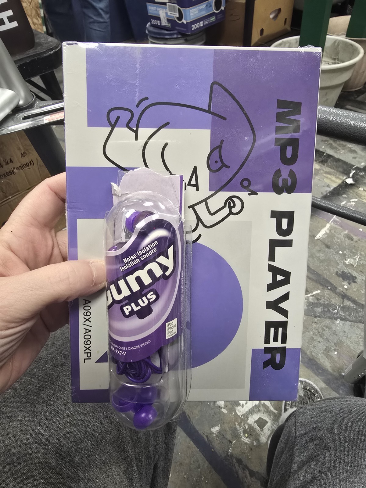 Mp3 Player  Purple & Bonus Item Model A09X/A09XPL