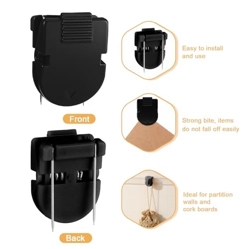 20 Pcs Cubicle Clips, Fabric Panel Cubicle Accessories Plastic Fabric Clips