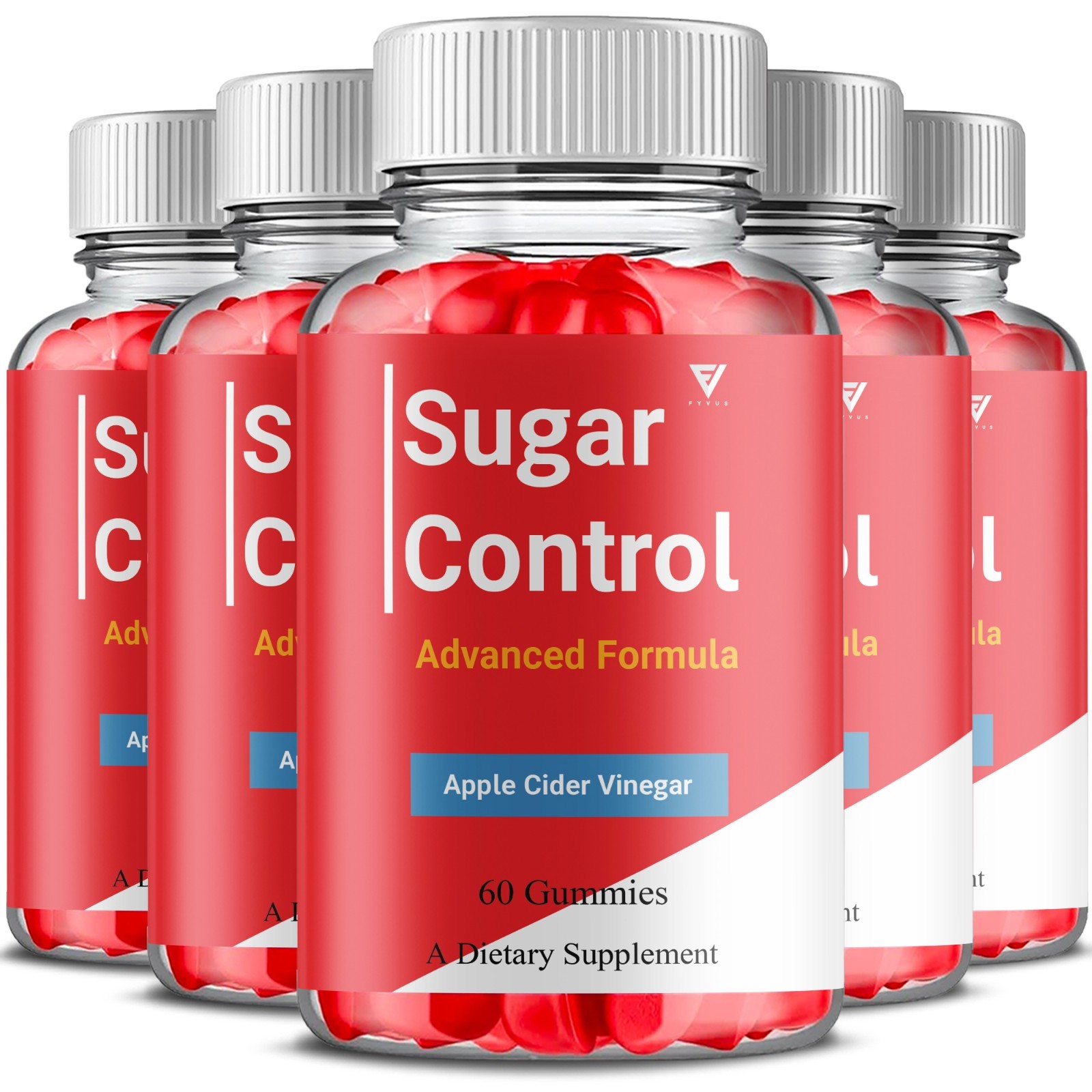 (5 Pack) Sugar Control Keto Gummies, SugarControl Keto ACV Support (300 Gummies)