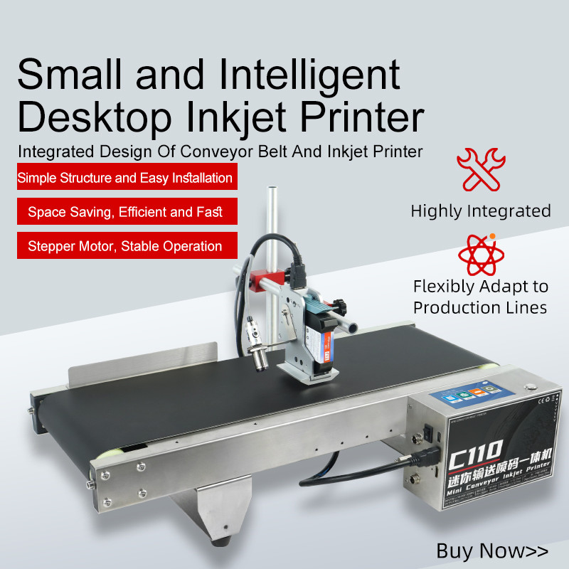 Automatic Online Inkjet Printer Prints Expiration Date, Batch Number, Barcode