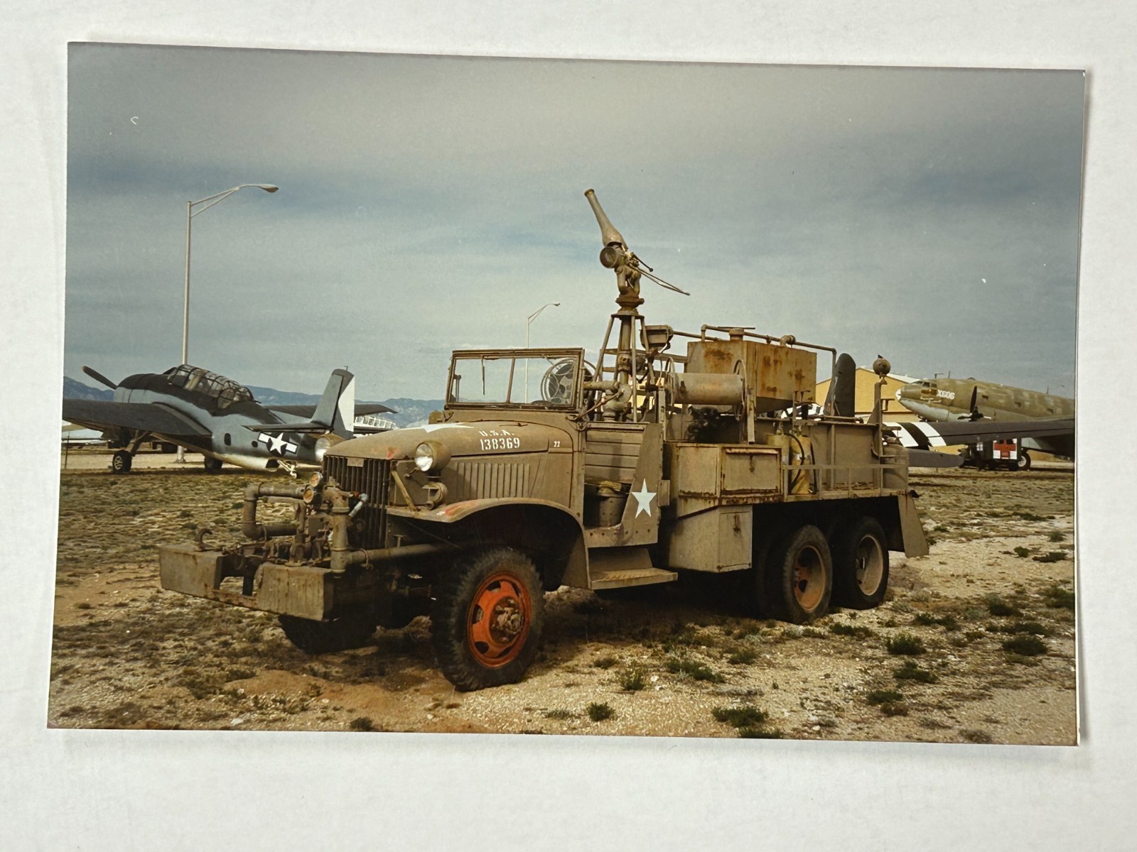 Unknown US Army 530C pumper Fire Apparatus Print A64
