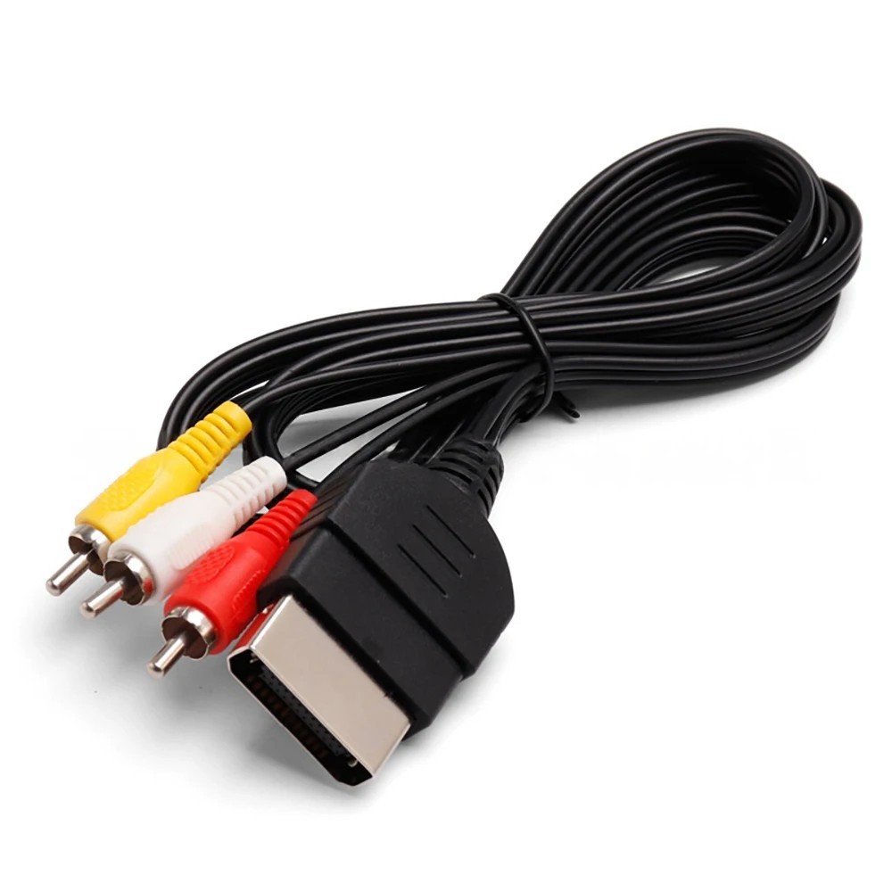 AV Cable for Original Microsoft Xbox Composite Cord TV New Audio Video