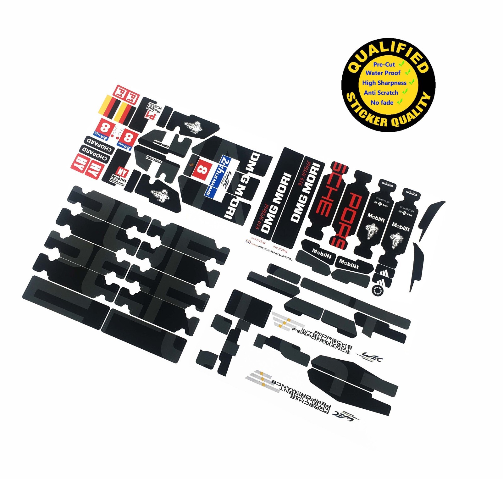 Custom sticker for MOC Cada C61016 car 1:10, Precut sticker only