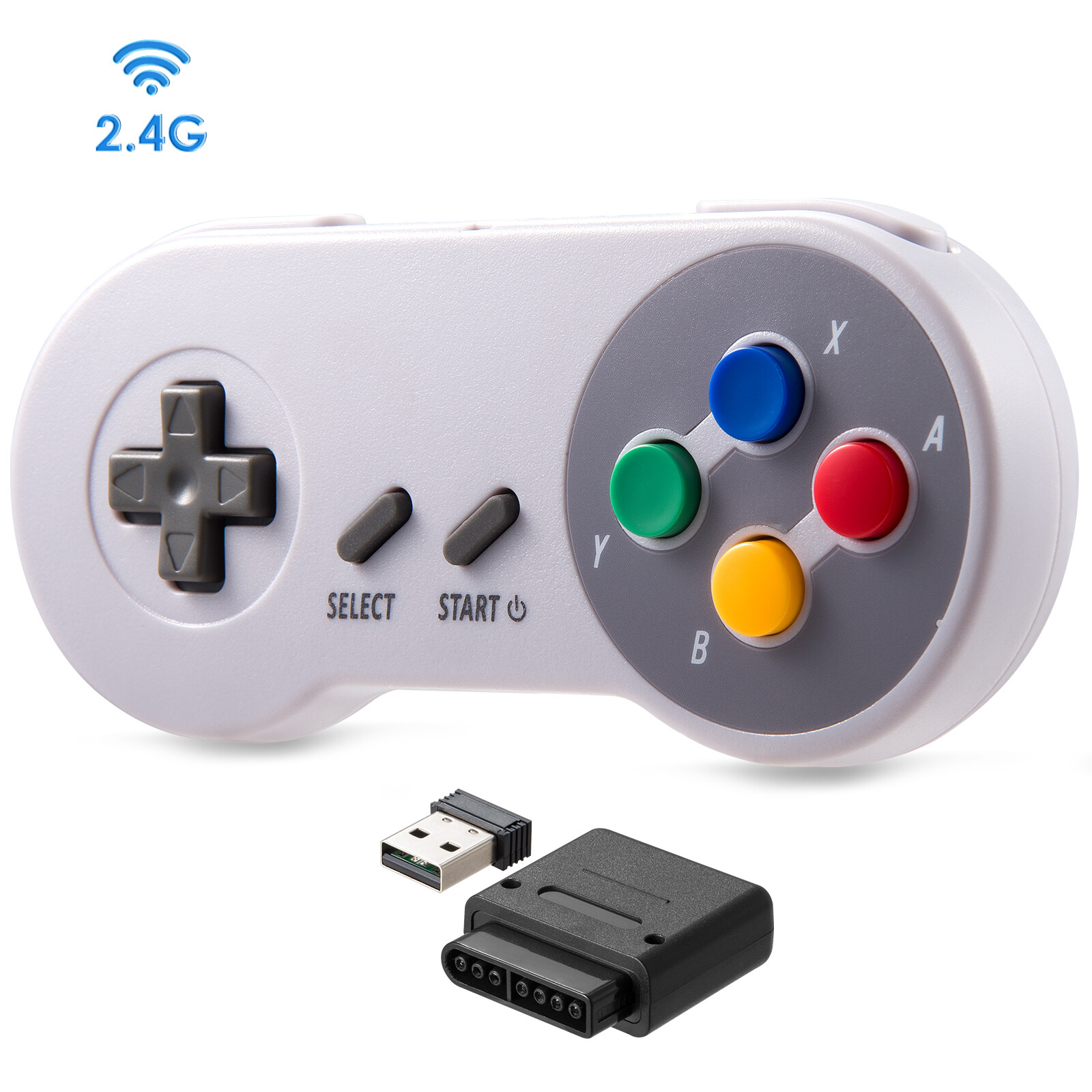 USB SNES Gamepad NES N64 NGC Controller for PC Mac Raspberry Pi Wired/ Wireles