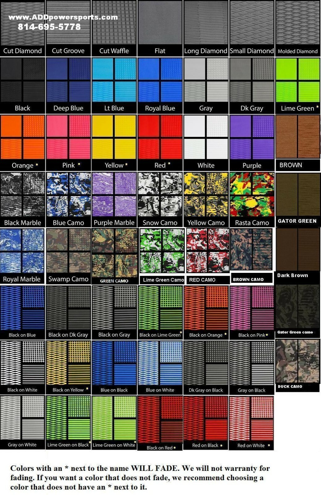 Hydroturf Sheet 47" X 86" SUP/SURF UNIVERSAL ANY COLOR ANY DESIGN SHT47