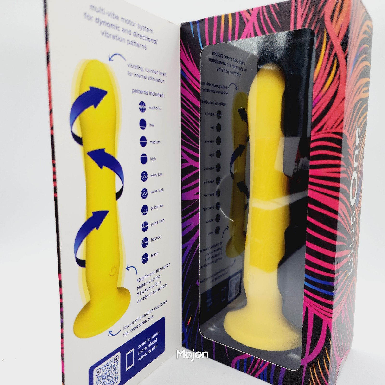 PlusOne Luxe Ripple Multivibe Personal Vibrator With Suction Cup Base