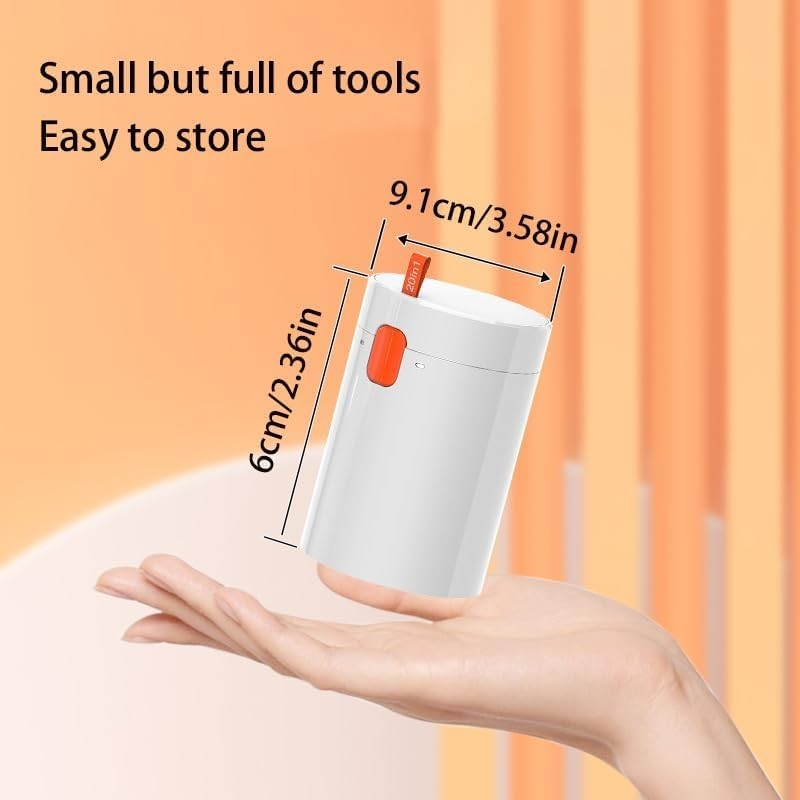 Portable 20-in-1 Device Cleaning Kit with Microfiber - Ideal for Tech Lovers
