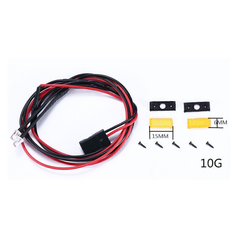 Replacement LED Tail Lights Side Marker Turn Signal Lamp for WPL D12 1/10 RC Car