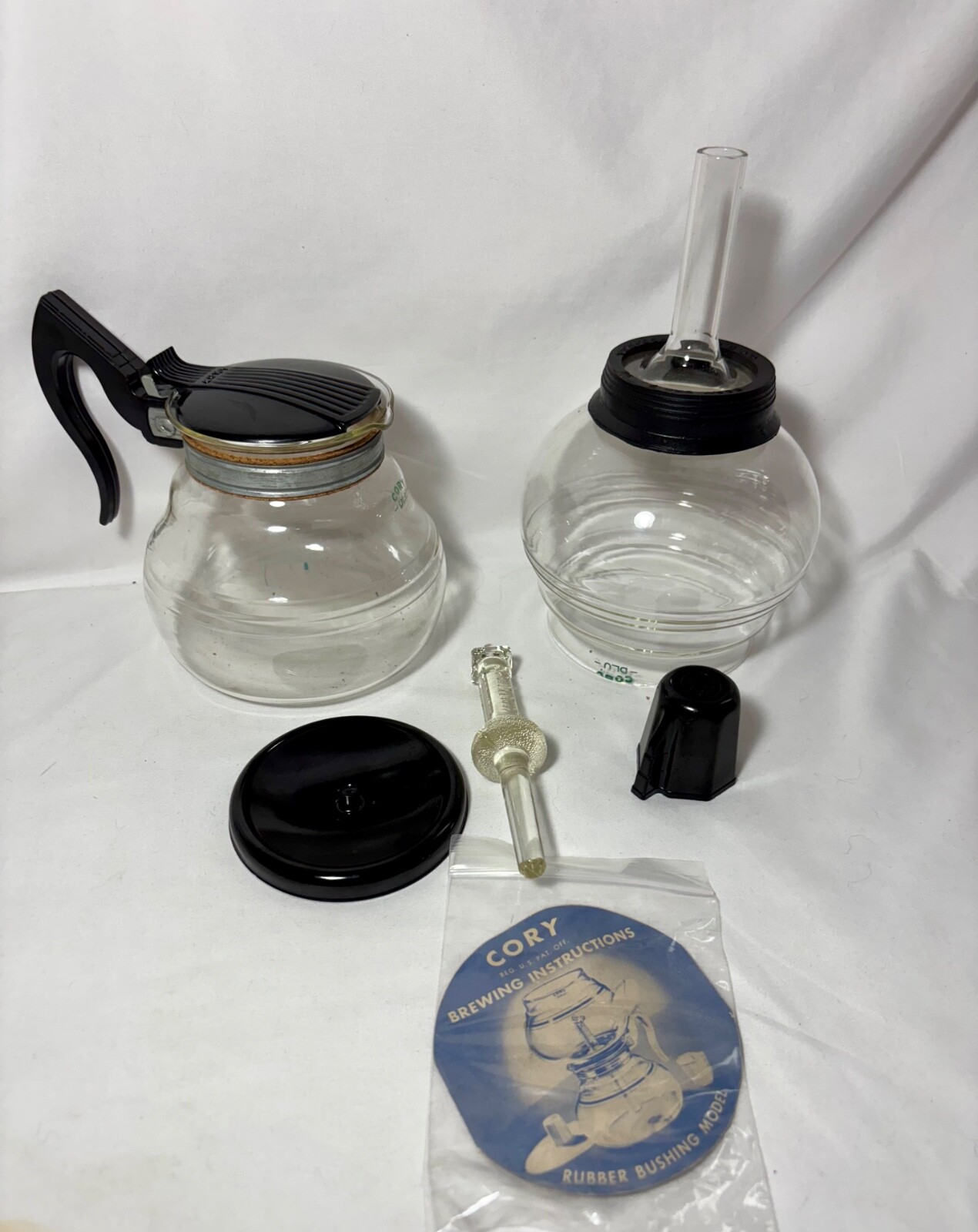 Vtg Cory  DLL/ DLU Coffee Brewer Pot 4-8 Cup FILTER ROD