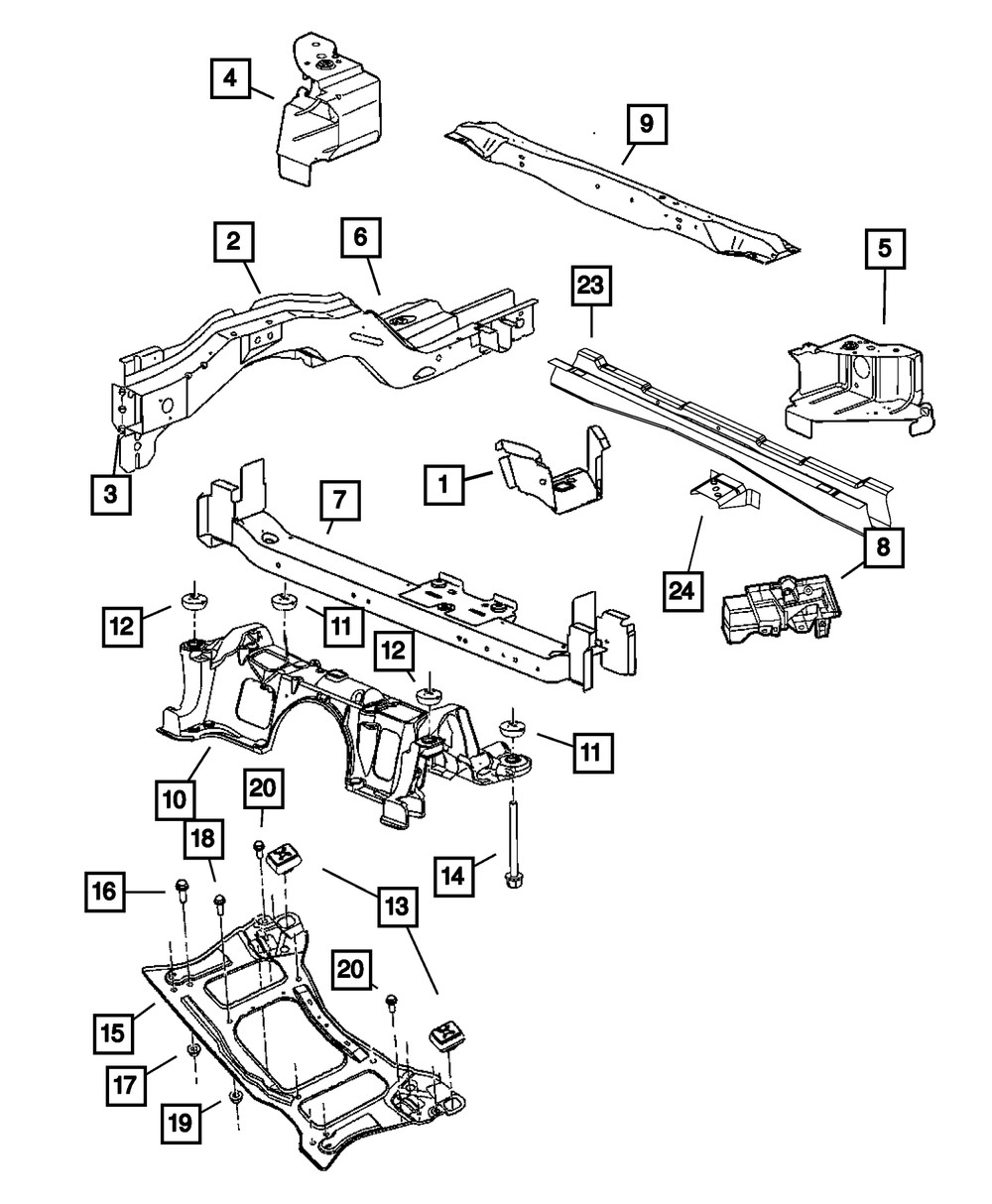 Genuine Mopar Suspension Control Module 4743800AA