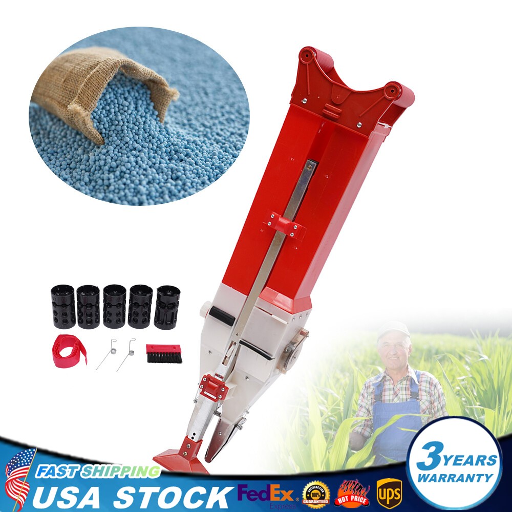 Hand-Held Applicator Fertilizer Corn Peanut Seed Seeder Garden Planter Tool NEW