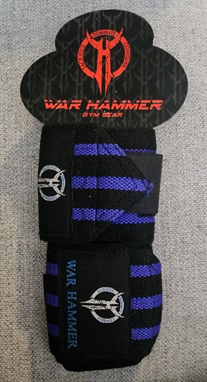 War Hammer 17" Wrist Wraps for Gym and Weightlifting - Supportive Gear New