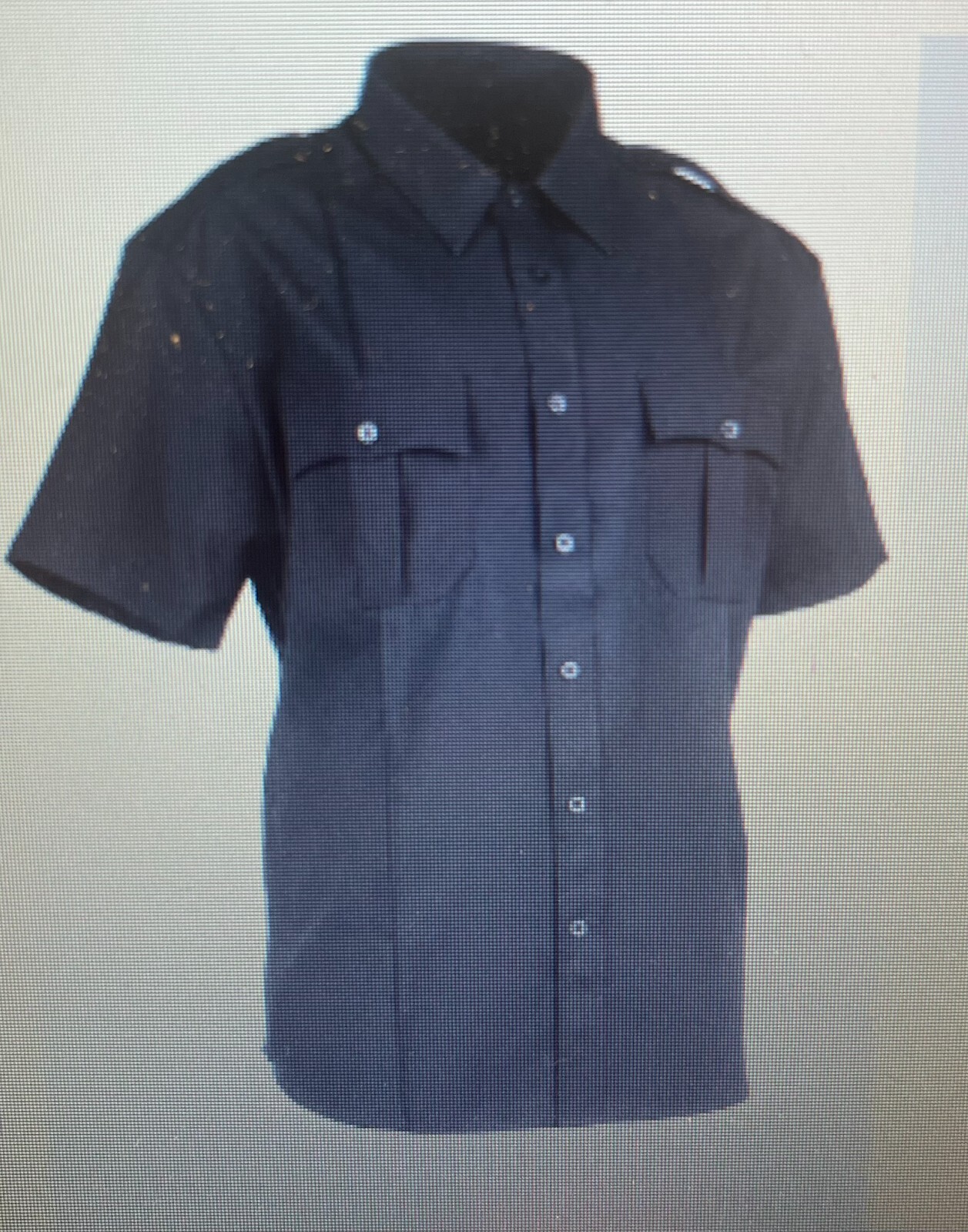 MEN BIG & TALL: SECURITY SHIRTS, BLACK, LS & SS  SIZES 5XL to 6XL