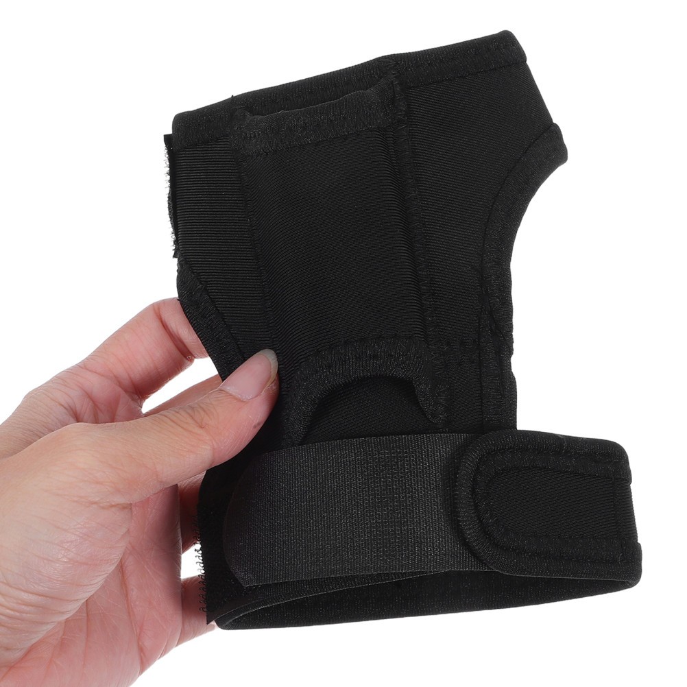 2Pcs Multipurpose Scuba Flashlight Support Gloves Black Durable Wrist Mount