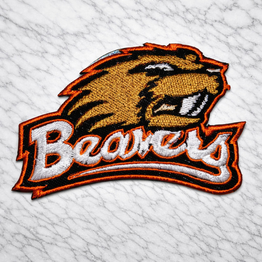 OREGON STATE BEAVERS NCAA  Embroidered Iron/Sew On Patch 3"X2"  SHIPPED FROM USA