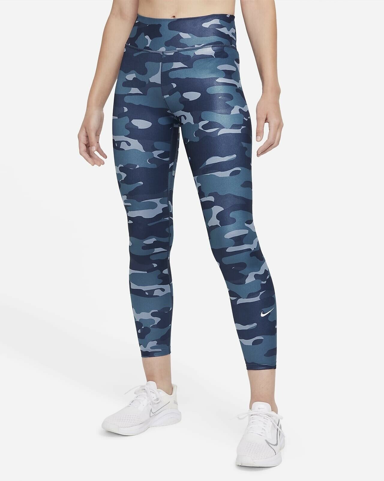 Nike Women's Dri-FIT One Mid-Rise Camo Leggings DD4559-43 - NWT - Size S