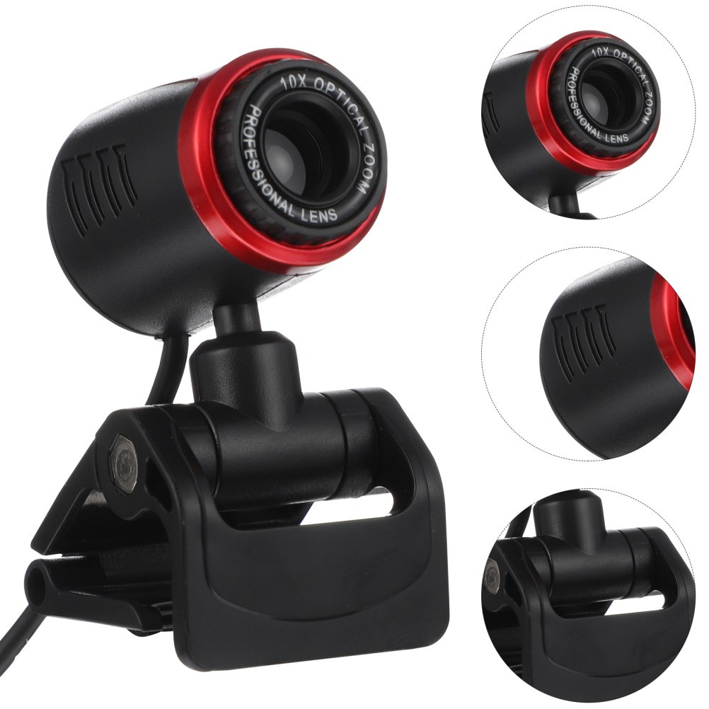ABS Material Computer Camera USB Powered Webcam for Video Conference Live Use