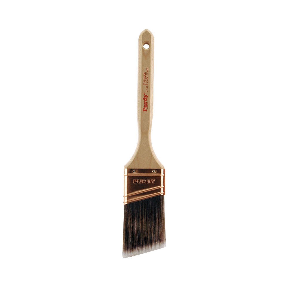 PURDY 144152320 Brush,2",Angle Sash,PET/Nylon,2 11/16"L 6YAH0