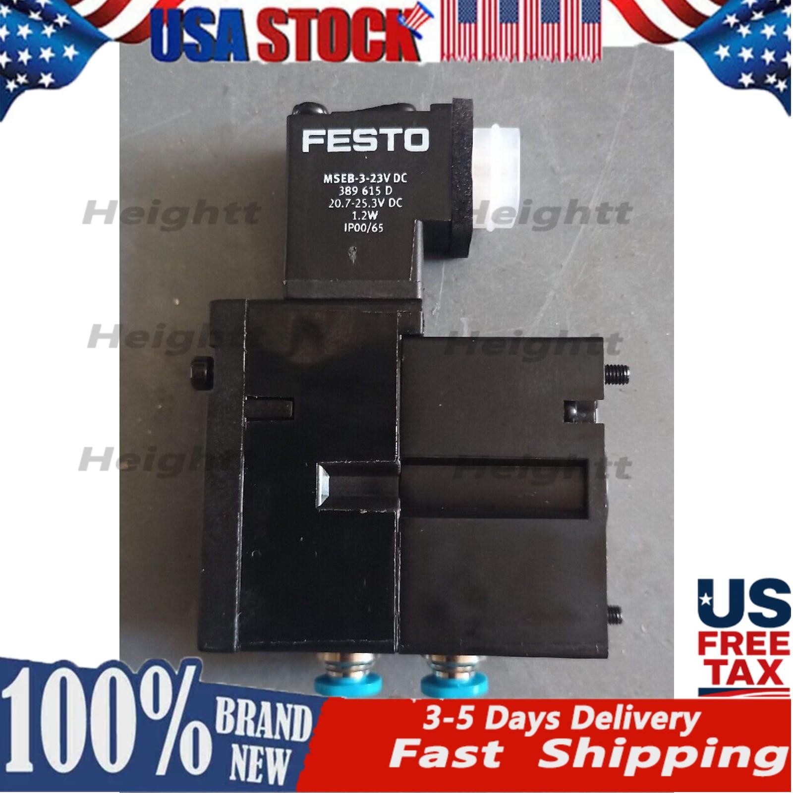 US FREE TAX New Festo  MEBH-4/2-QS-4-SA Solenoid Valve