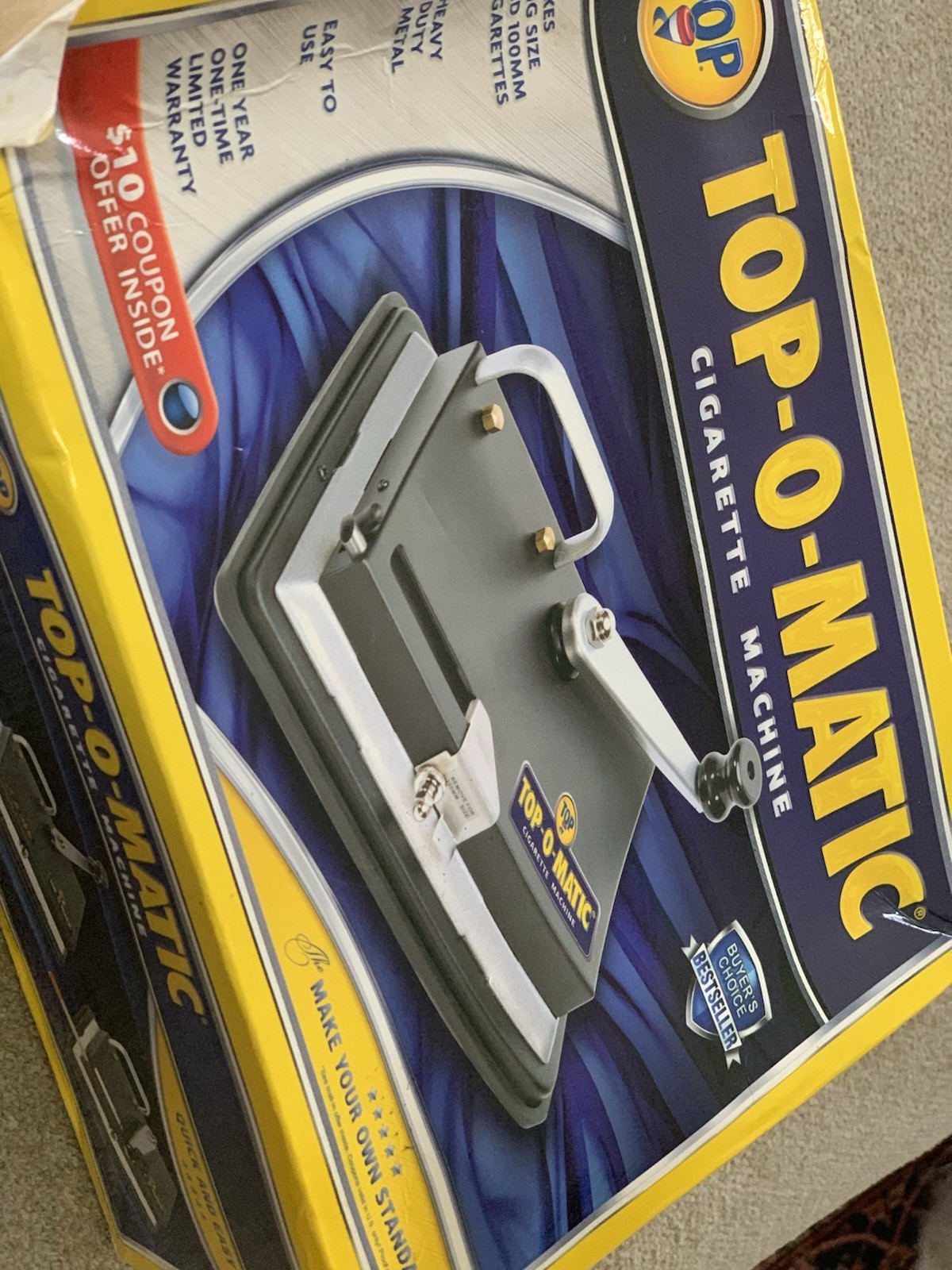 Top-O-Matic Cigarette Rolling Machine