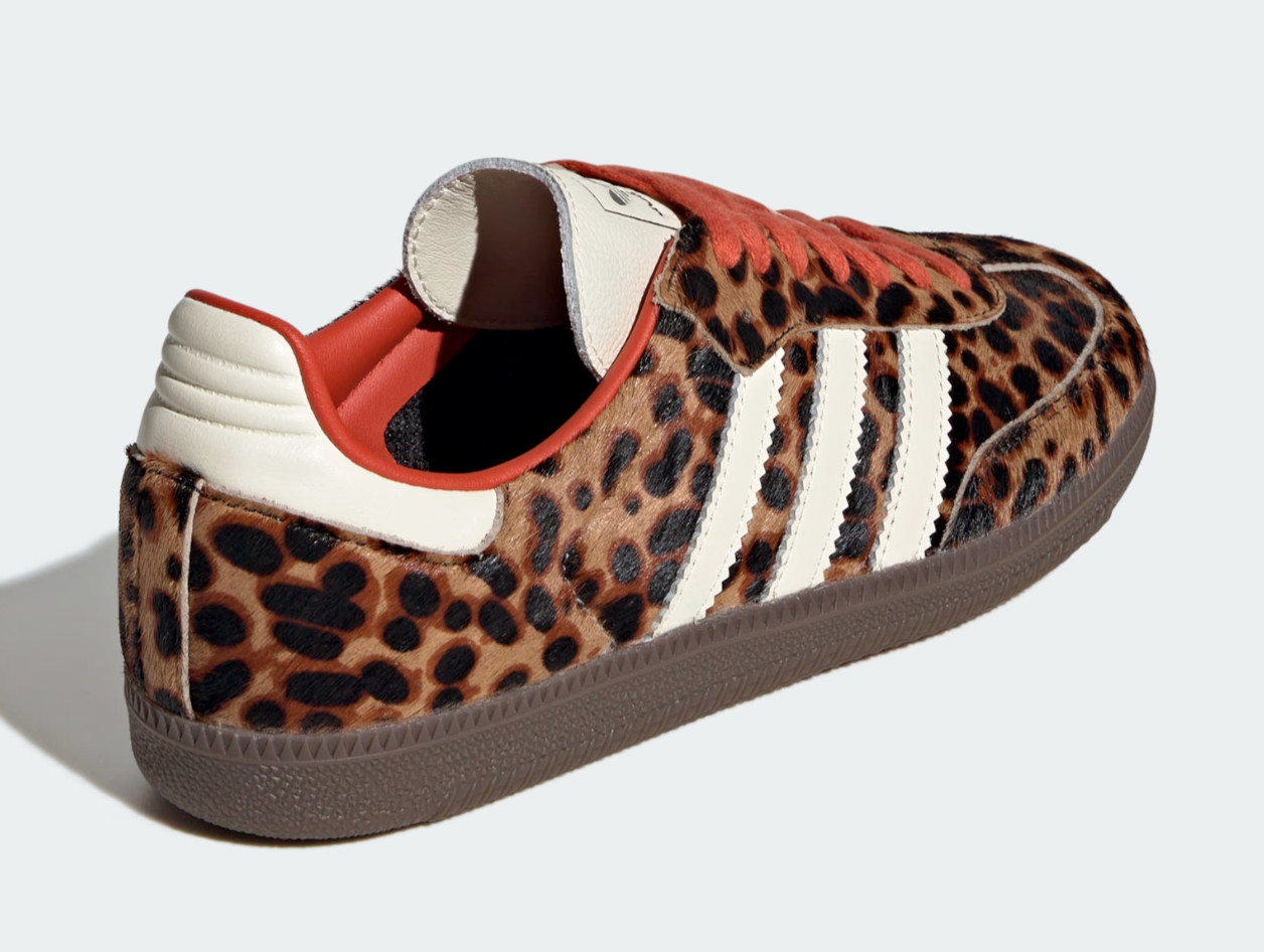 Adidas Samba OG Preloved Red Leopard Pony Hair UK 5 6 7 8 9 10 13 US JI2734 New
