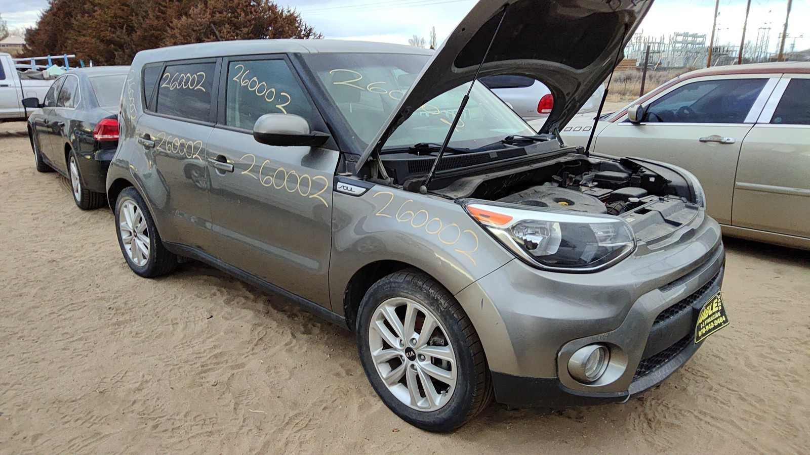 2017-2019 Kia Soul Passenger Right Front Spindle Steering Knuckle With Wheel Hub
