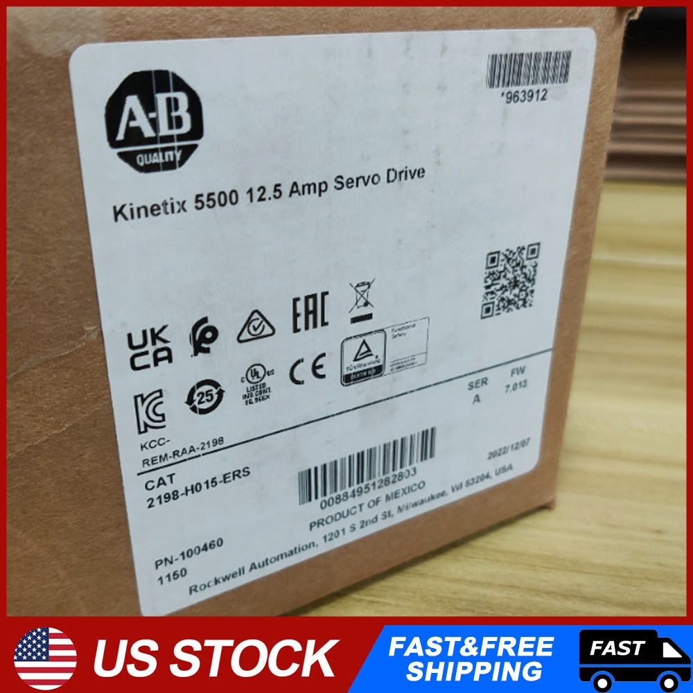 AB 2198-H015-ERS SER A New Factory Sealed Kinetix 5500 AC Servo Drive