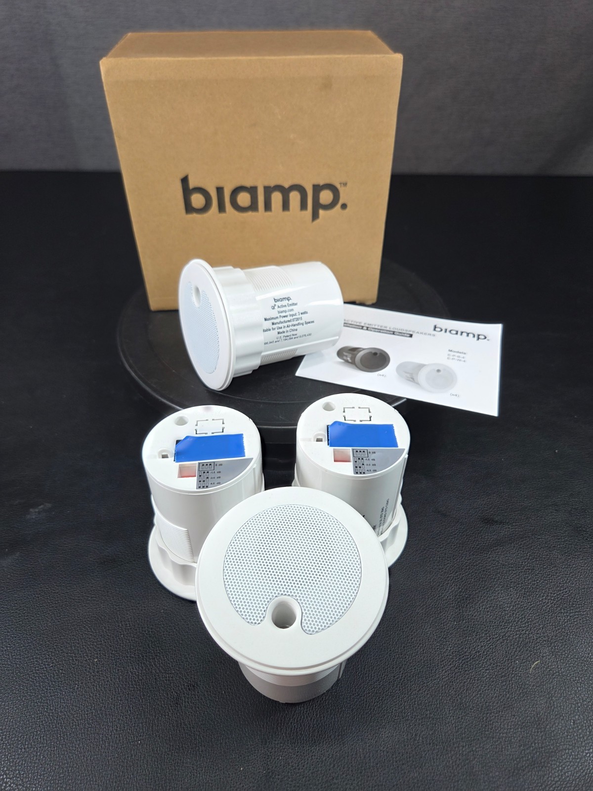 Biamp Cambridge E-P-W-4 Qt Active Emitters (4-Pack) – NEW FAST SHIP!💨✅