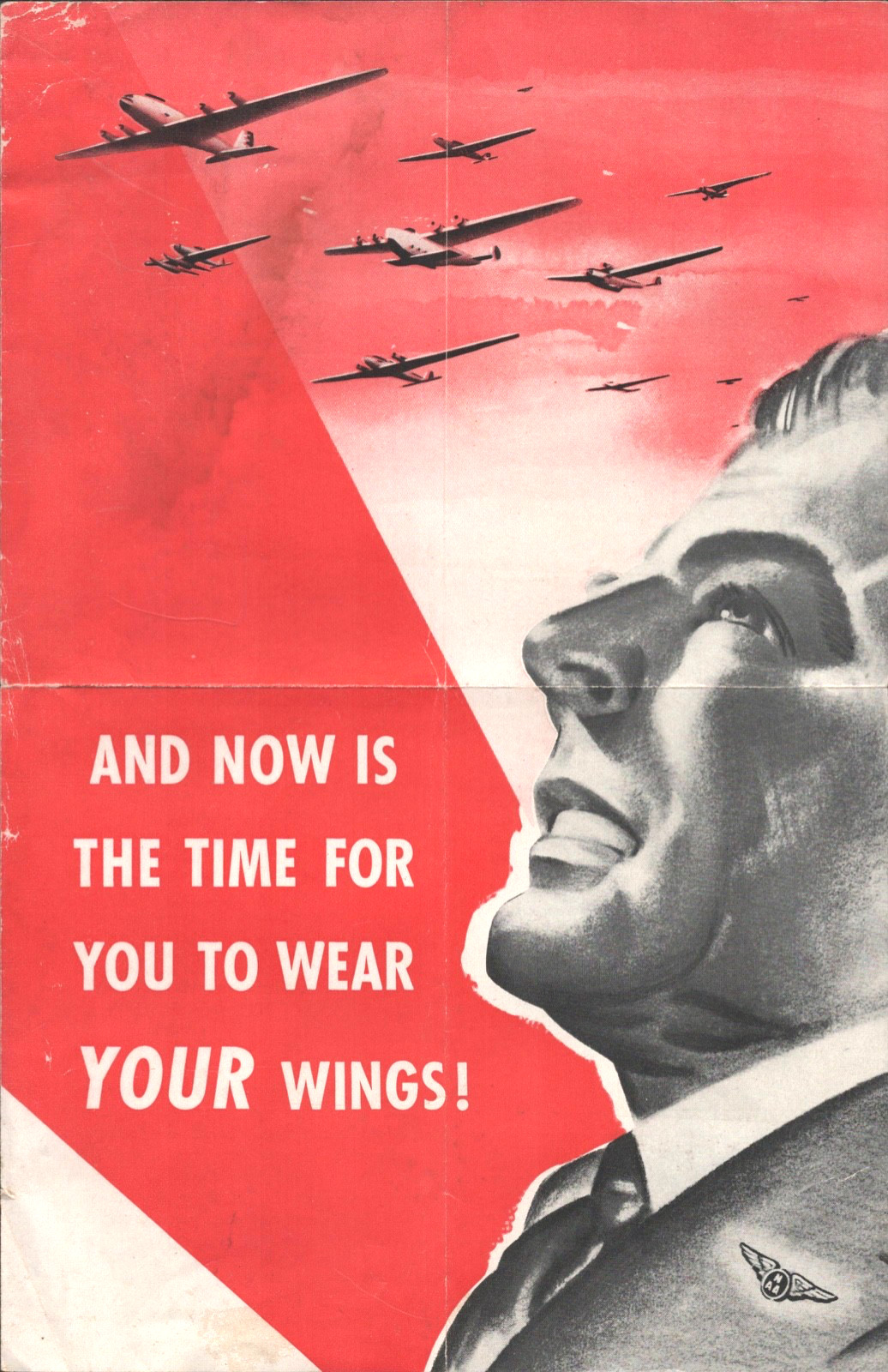 1943 WWII NATIONAL AERONAUTIC ASSOC. wartime membership brochure WASHINGTON, DC