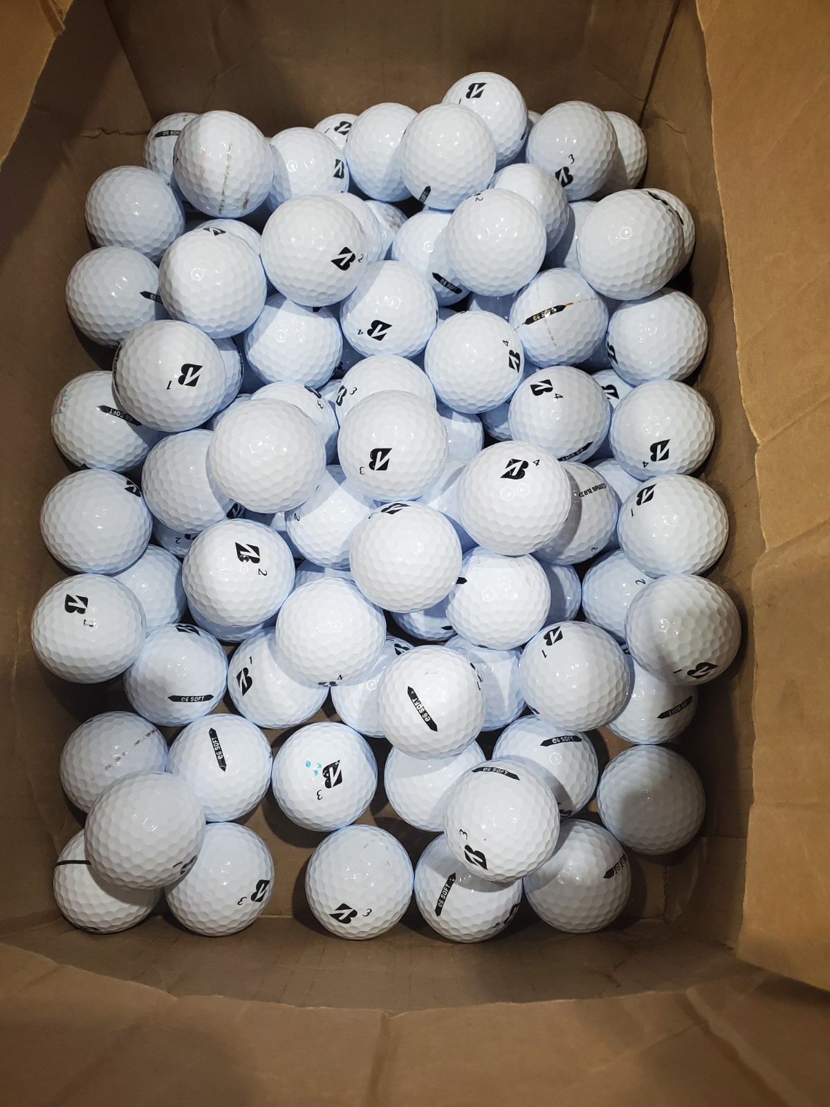 Bridgestone E6 Soft White AAA 24 Pack Used Golf Balls 3A Good Quality