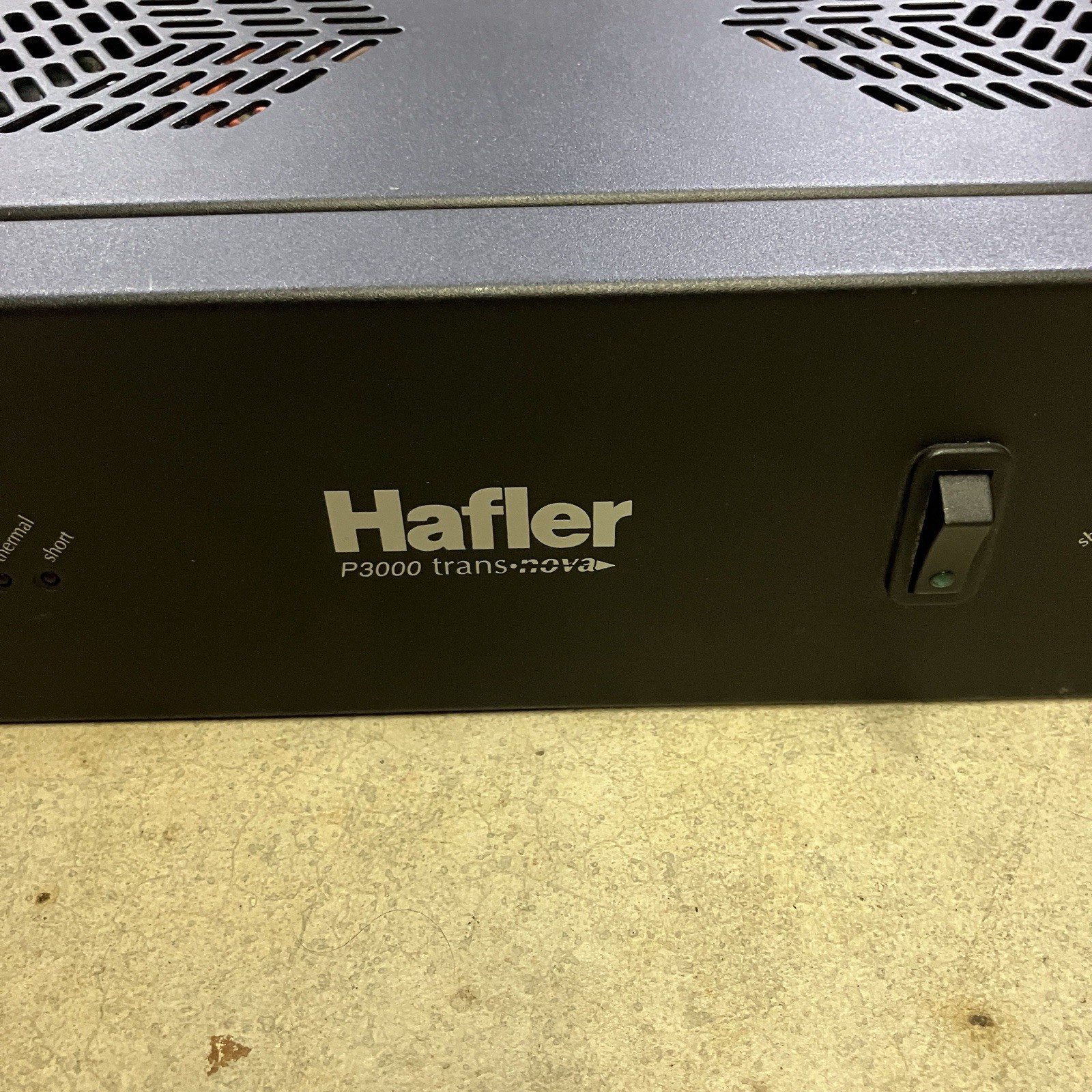 Hafler P3000 Trans Nova 2-Channel Power Amplifier 400W