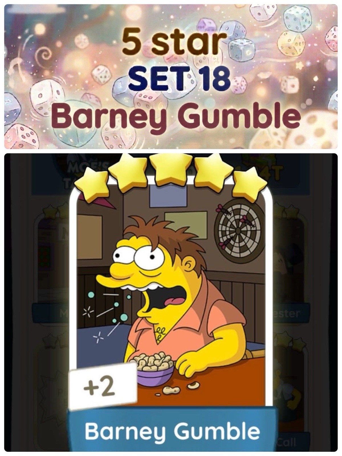 Barney Gumble - 5 Star - Set 18 Monopoly go