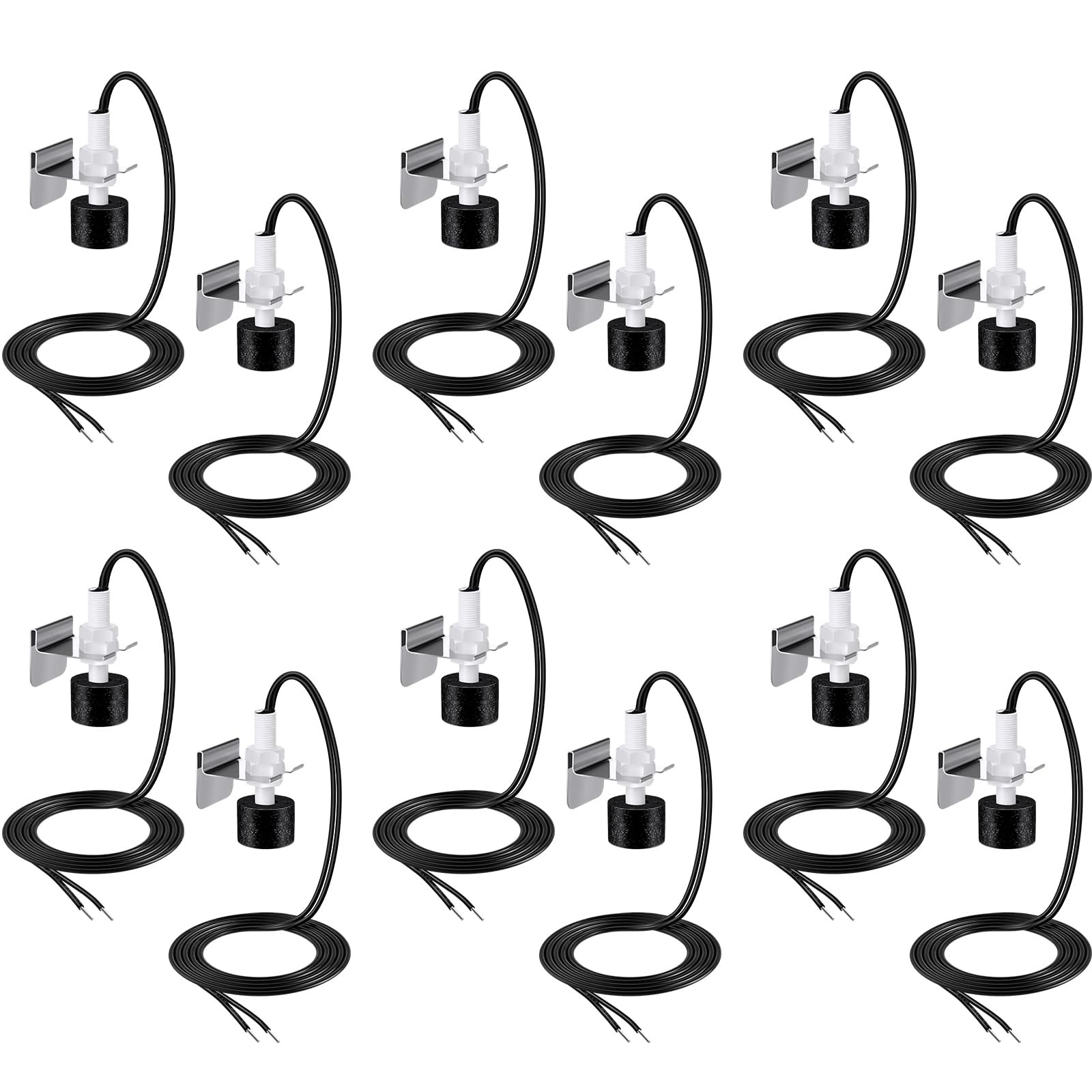 Gulfmew 12 Pack AC Pan Float Switch Compatible with SS3, HVAC Float Switch, W...
