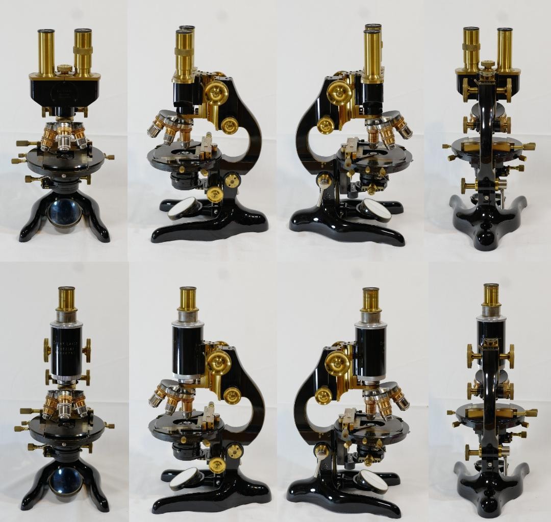 microscope antique collectible Ernst Leitz AABM microscope 1923 Flagship model
