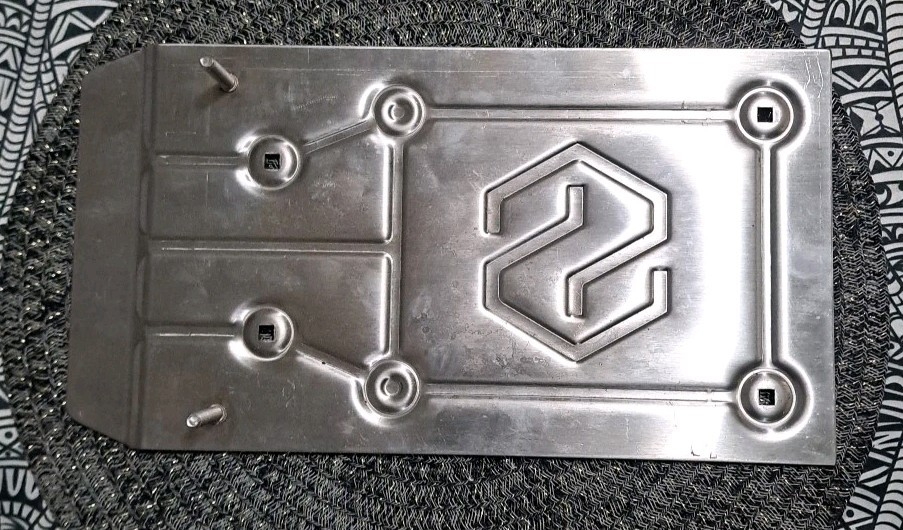 Securitech TEL-A-APP-1 Full Size Anti-Pry Plate for Exit Device Only