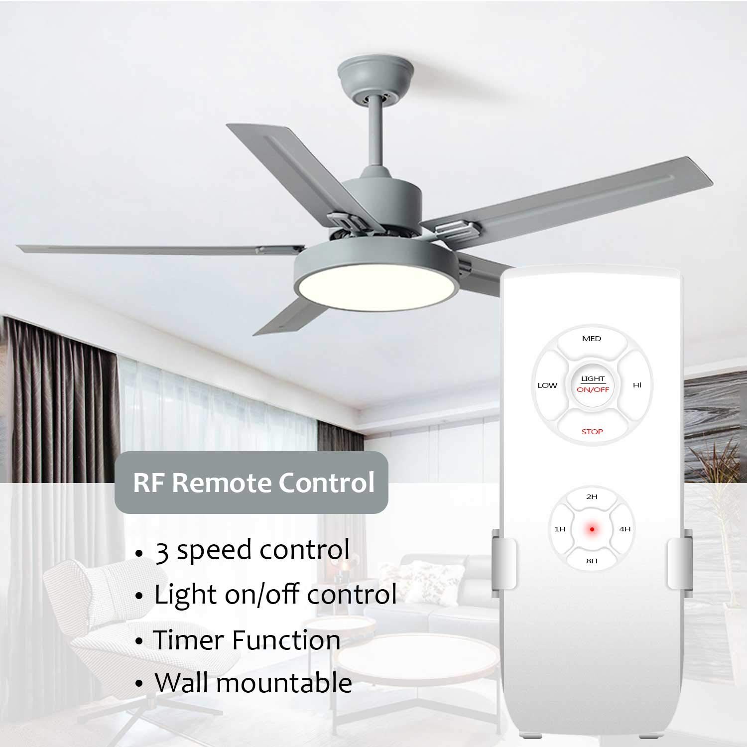 2 Pack Small Size Universal Ceiling Fan Remote Control size, White