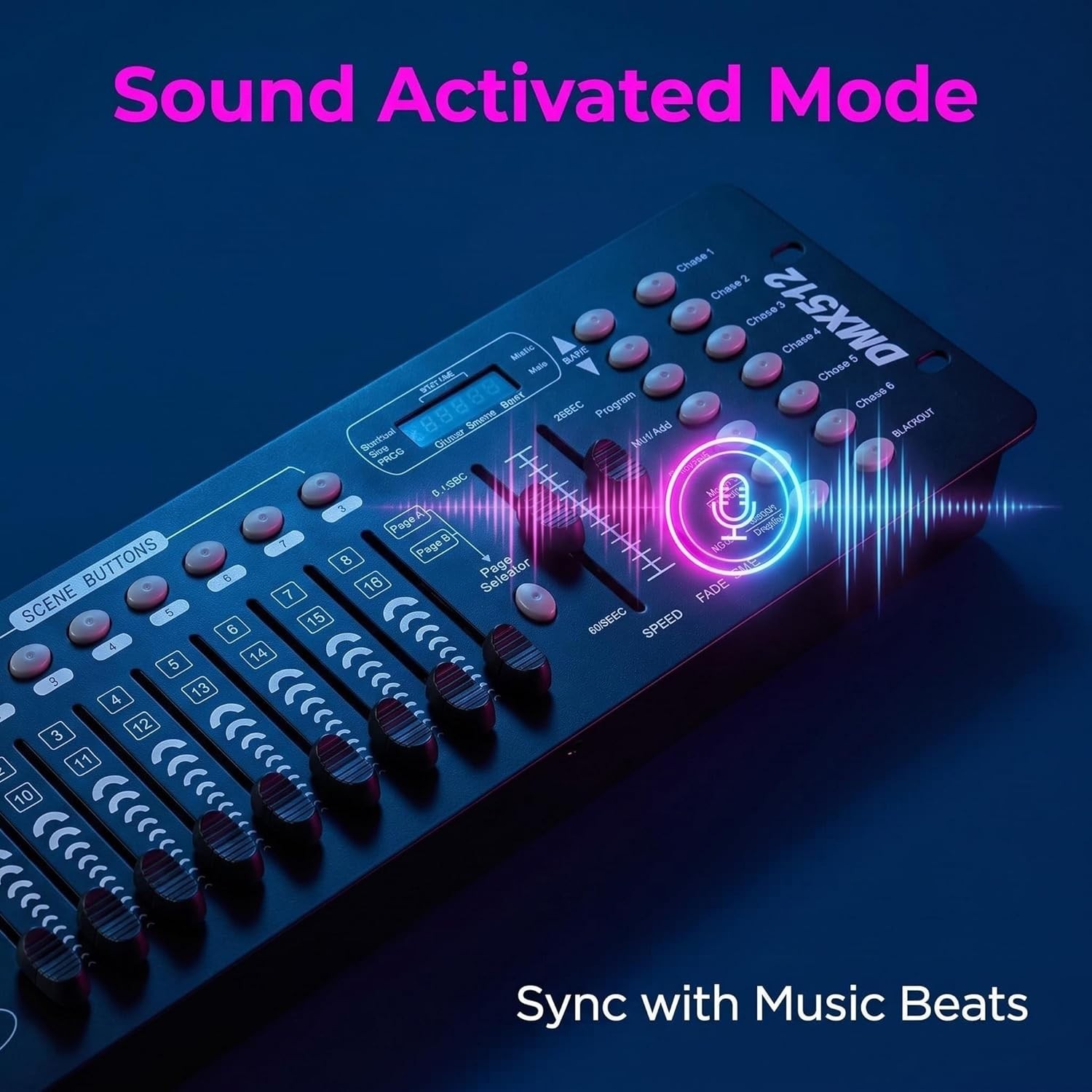 Versatile 192 DMX Controller for Stunning DJ Lighting Shows - Compact & Durable
