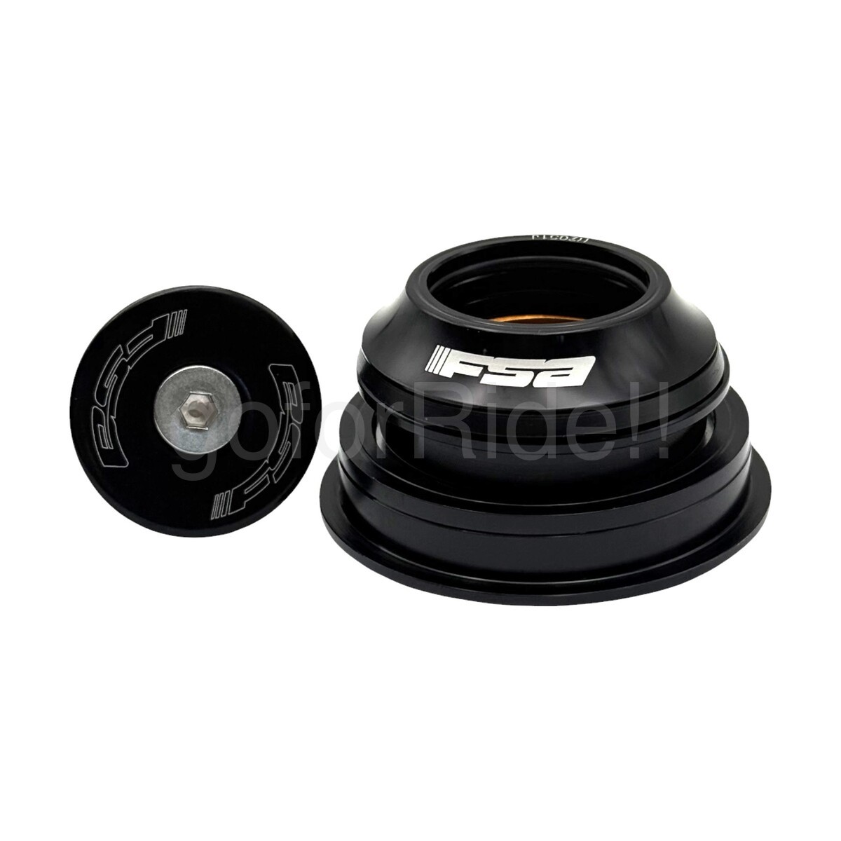 Tapered Headset w/top cap FSA Orbit No.57 ZS 1-1/8" to 1.5" OD 50/62mm 8.2mm